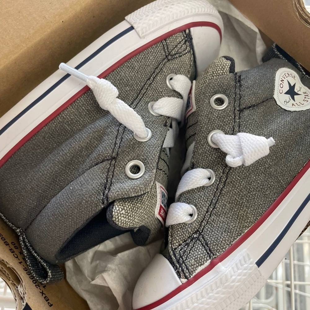 Converse Chuck Taylor All Star Street Mid Toddler Shoes Size 7 Gray